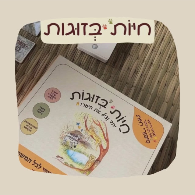 חיות בזוגות - משחק זיכרון חווייתי ושיתופי לכל המשפחה